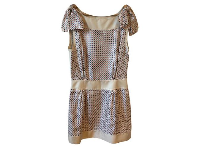 MARC JACOBS Kleid T.International XS Seide Mehrfarben - Ansicht 5
