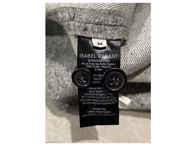 Isabel Marant Etoile Isabel Marant Hose grau T.34 - Ansicht 6