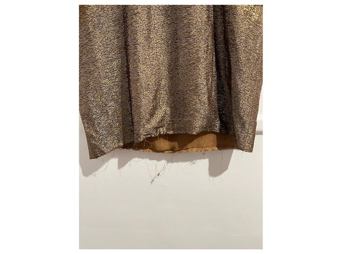 LANVIN Tops T.Internacional XL Seda Dorado - vista 3