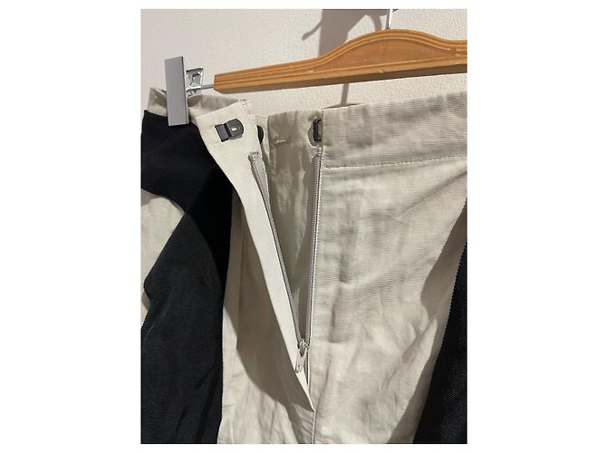 Pantalones LANVIN T.International M Algodón Blanco - vista 4