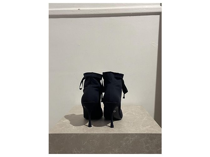 DOLCE & GABBANA Stivaletti T.EU 38 Tessuto Nero - vista 4