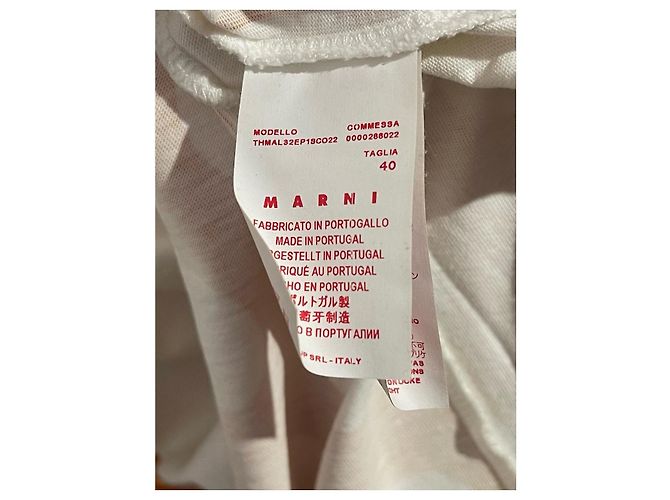 MARNI Tops T.Internacional S Algodón Naranja - vista 6