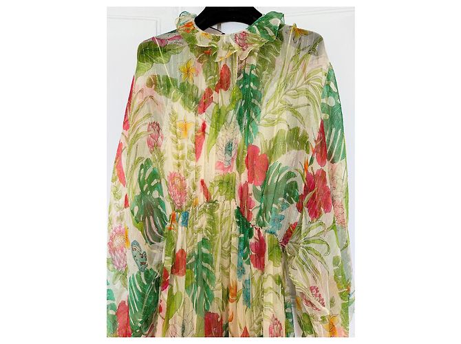 Abito Maxi Gucci in Seta Multicolore - vista 11