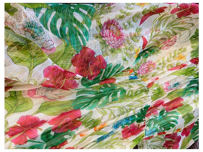 Abito Maxi Gucci in Seta Multicolore - vista 15