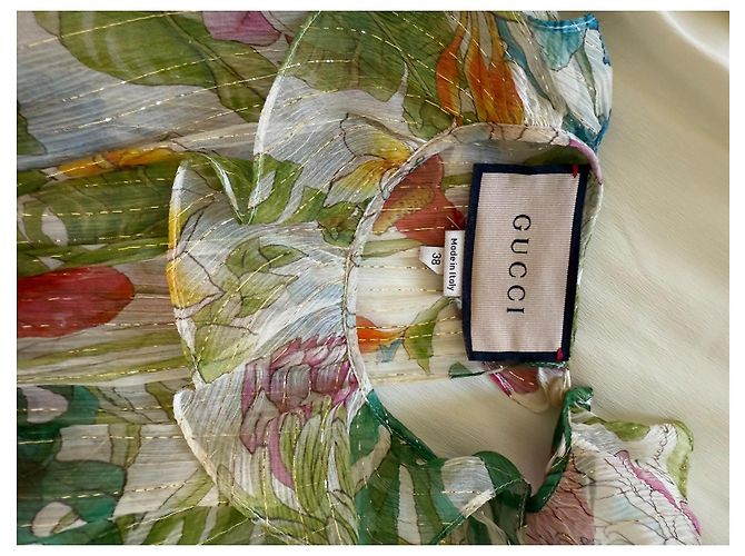 Abito Maxi Gucci in Seta Multicolore - vista 18