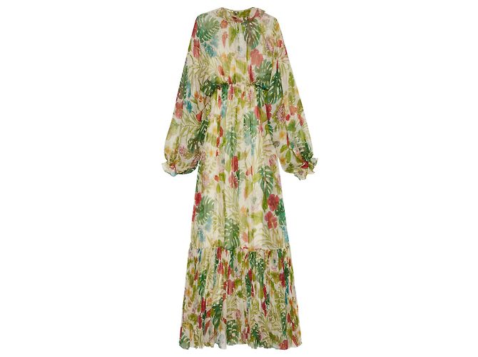 Abito Maxi Gucci in Seta Multicolore - vista 2