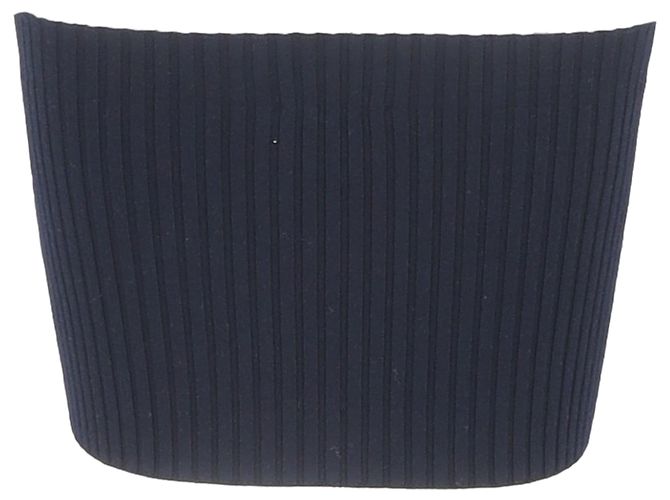 Chloé Rippstrick-Röhrenoberteil aus marineblauer Wolle - Ansicht 3