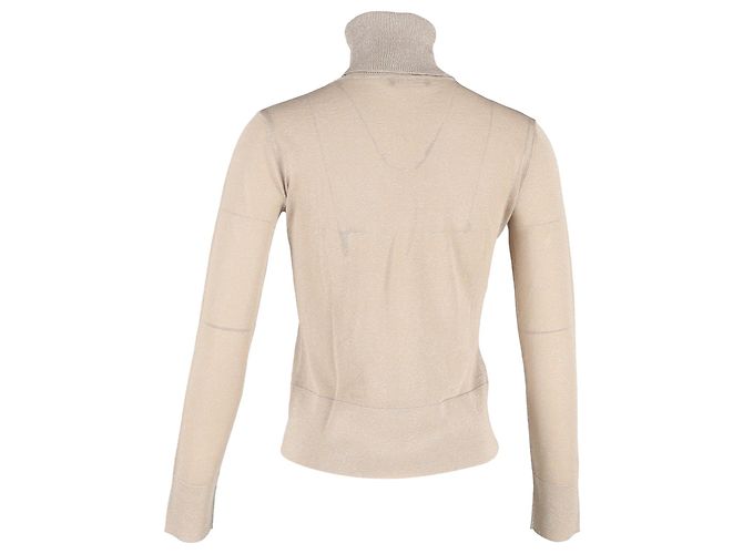 Pull en laine nude à col roulé Altuzarra - vue 3