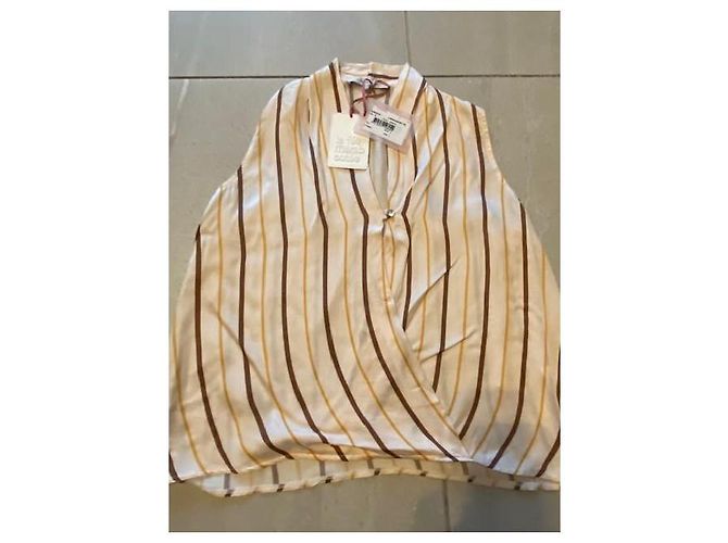 Cardigan Senza Maniche in Viscosa La Fée Maraboutée Multicolore - vista 3