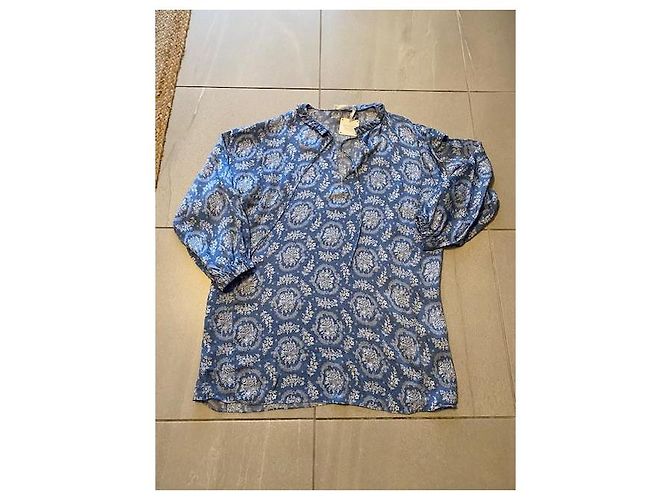 American Vintage Kleid aus Viskose Hellblau - Ansicht 4