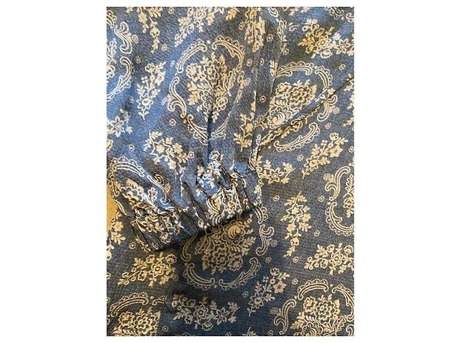 American Vintage Kleid aus Viskose Hellblau - Ansicht 5