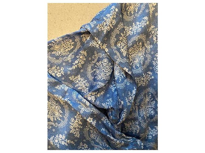 American Vintage Kleid aus Viskose Hellblau - Ansicht 7