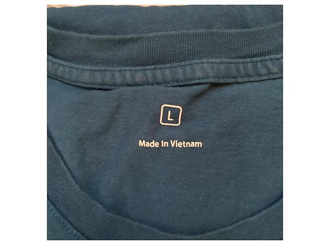 Autre Marque T-shirt unisex a maniche lunghe blu grande limitata per dipendenti Apple con logo - vista 6