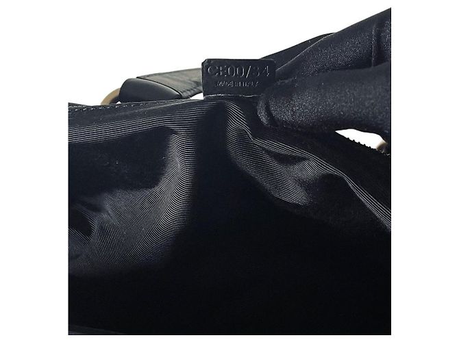 Borsa Céline Doctor's Bag in pelle nera e finiture oro Nero Gold hardware - vista 10