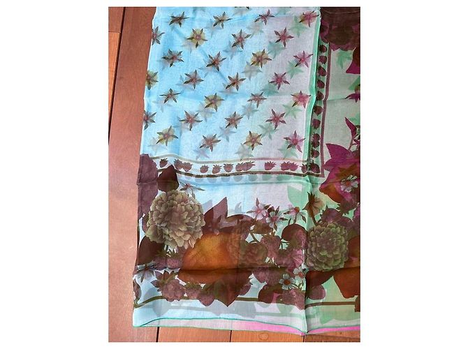 Autre Marque Quadrato in chiffon di seta stampato Multicolore - vista 5