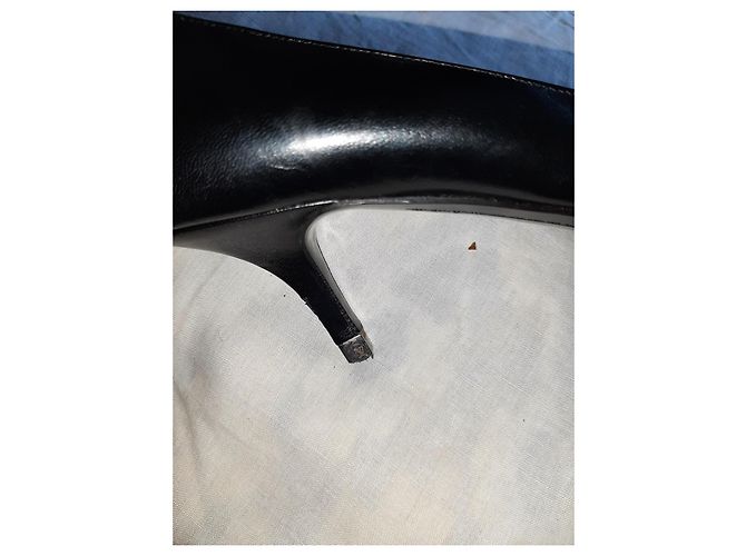Zapatos de tacón Louis Vuitton de cuero negro 39.5 - vista 5