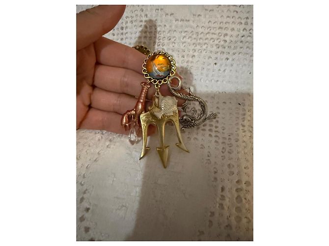 Autre Marque Orecchini a clip Zoé Coste Seaside Oro Gold hardware - vista 3