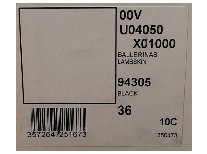 Cambon Bailarinas Chanel de piel negra Negro - vista 4