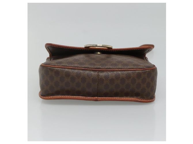Céline CELINE Macadam Canvas Schultertasche, PVC-Leder, braun, gold, authentisch, EC528 Golden - Ansicht 4
