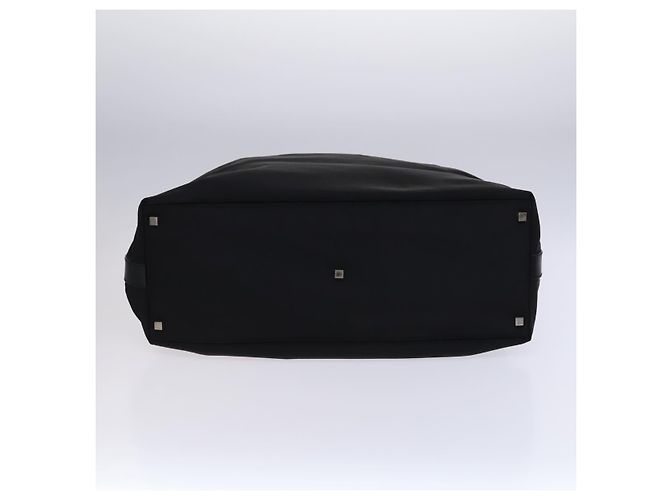 Borsa a spalla GUCCI in nylon nero argento 012 1553 0326 Auth bs23480 - vista 5