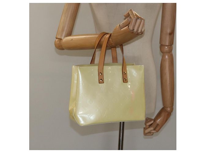 LOUIS VUITTON Monogram Vernis Reade PM Borsa a Mano Perle M91336 LV Auth BD693 - vista 17