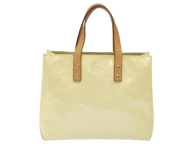 LOUIS VUITTON Monogram Vernis Reade PM Borsa a Mano Perle M91336 LV Auth BD693 - vista 2