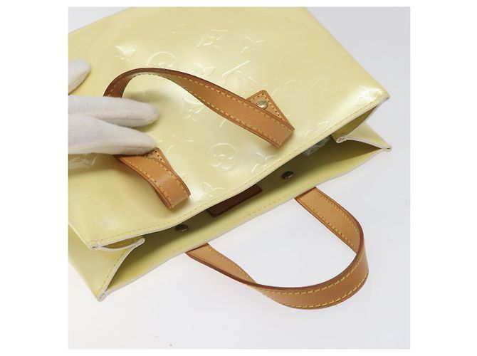 LOUIS VUITTON Monogram Vernis Reade PM Borsa a Mano Perle M91336 LV Auth BD693 - vista 6