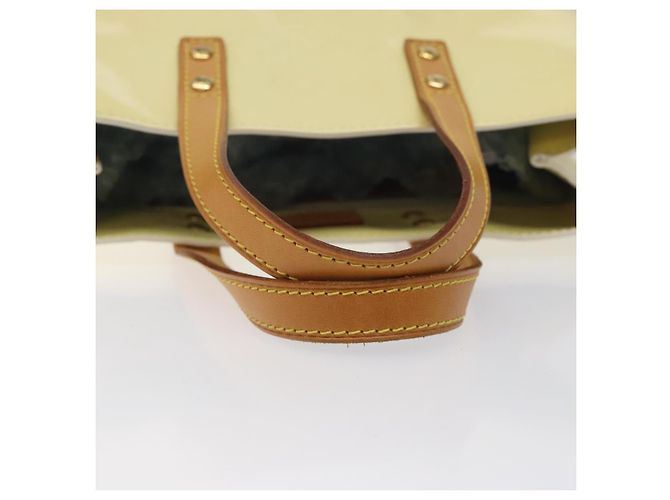 LOUIS VUITTON Monogram Vernis Reade PM Borsa a Mano Perle M91336 LV Auth BD693 - vista 7