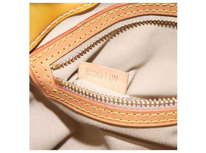 LOUIS VUITTON Monogram Vernis Reade PM Borsa a Mano Beige M91334 LV Auth BA718 - vista 10