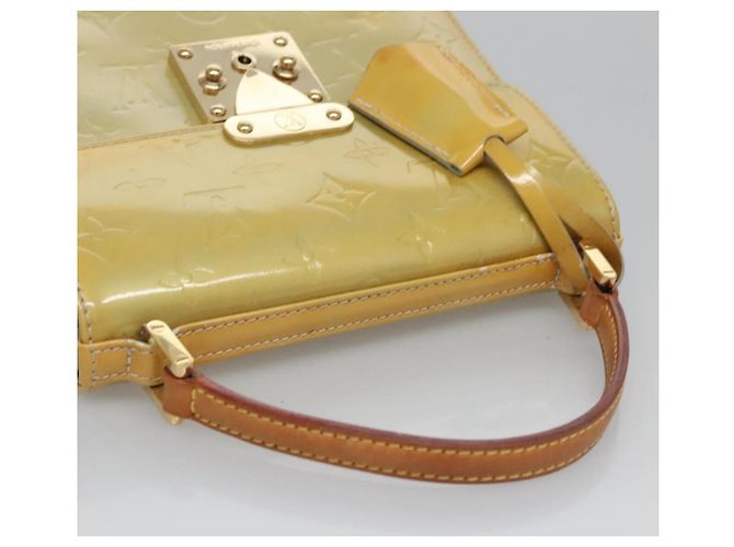 LOUIS VUITTON Monogram Vernis Borsa a Mano Spring Street Grigia M91029 LV Auth EC572 Grigio - vista 4