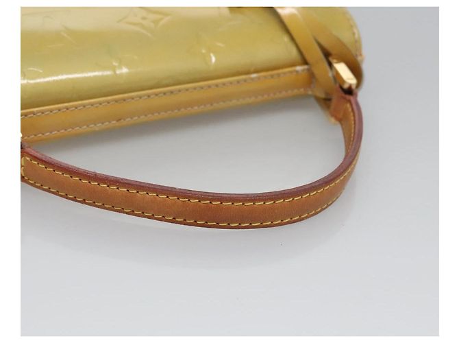 LOUIS VUITTON Monogram Vernis Borsa a Mano Spring Street Grigia M91029 LV Auth EC572 Grigio - vista 5