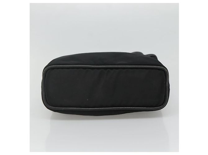 Céline Borsa a spalla CELINE in nylon nero e oro Auth EC662 D'oro - vista 4