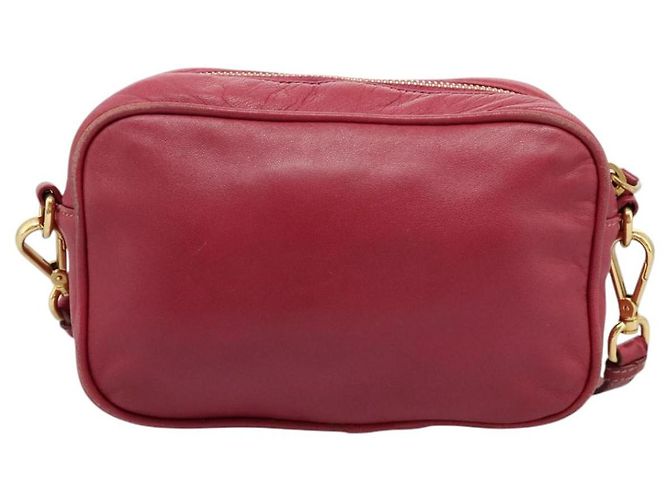 Prada Borsa a spalla in pelle rosa Auth EC644 - vista 2