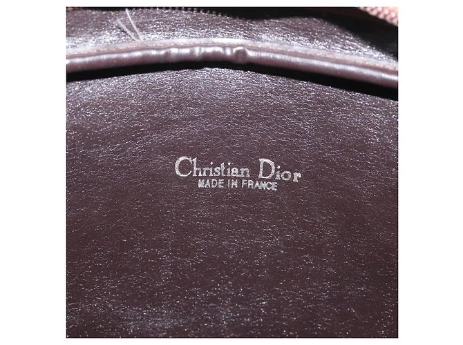 Borsa a spalla in tela Trotter Christian Dior marrone Auth EC573 - vista 8
