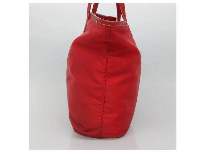 PRADA Borsa Tote in Nylon Rossa Oro Auth fm4463 Rosso D'oro - vista 4