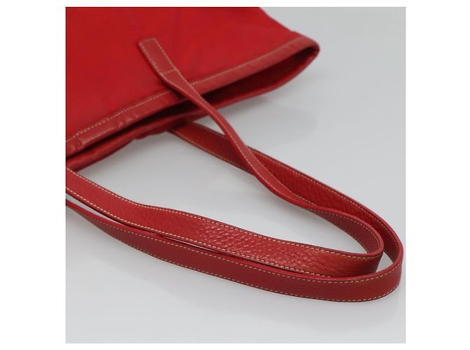 PRADA Borsa Tote in Nylon Rossa Oro Auth fm4463 Rosso D'oro - vista 7