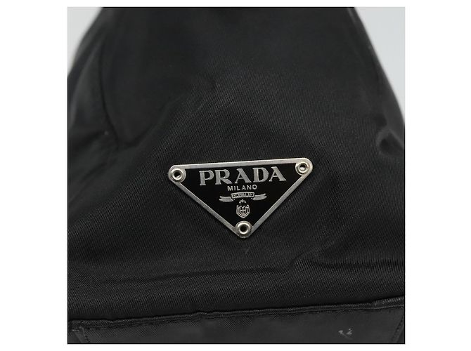 PRADA Handtasche Schwarz Silber Auth bs23459 - Ansicht 16