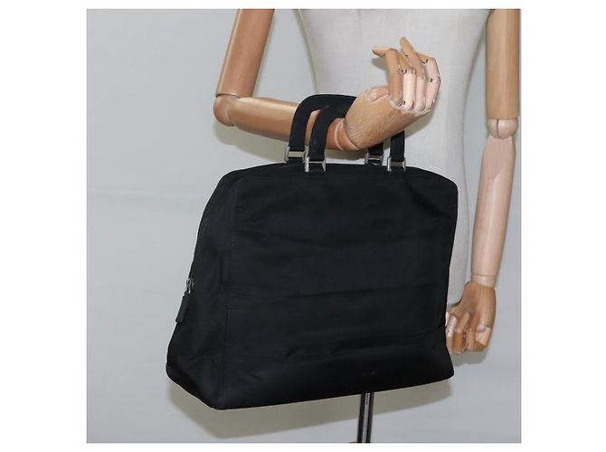 PRADA Handtasche Schwarz Silber Auth bs23459 - Ansicht 19
