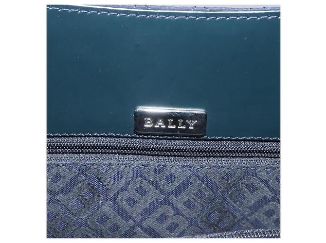 Borsa a Spalla BALLY in Nylon Nero Auth bs23603 - vista 13