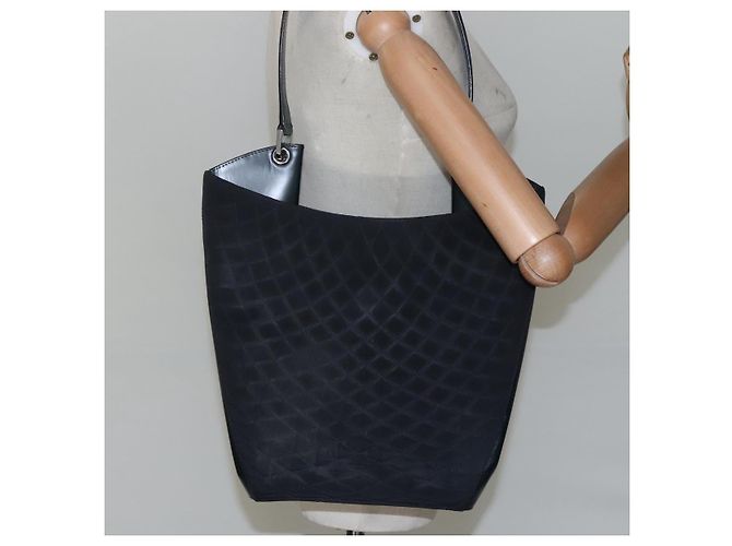 Borsa a Spalla BALLY in Nylon Nero Auth bs23603 - vista 18