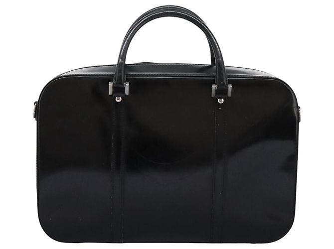 Borsa da lavoro GUCCI Smalto Nero Auth bs23505 - vista 11