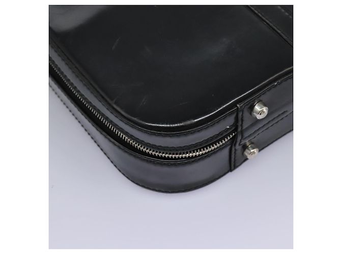 Borsa da lavoro GUCCI Smalto Nero Auth bs23505 - vista 12