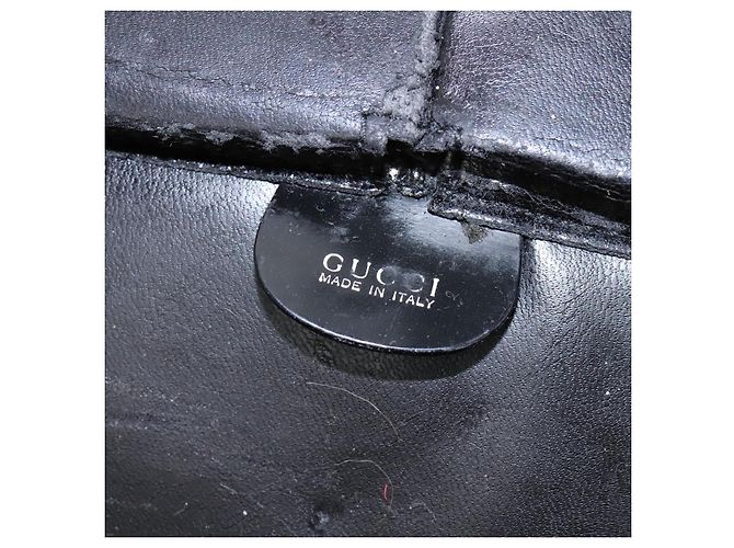 Borsa da lavoro GUCCI Smalto Nero Auth bs23505 - vista 18