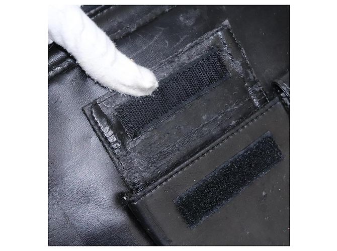 Borsa da lavoro GUCCI Smalto Nero Auth bs23505 - vista 20