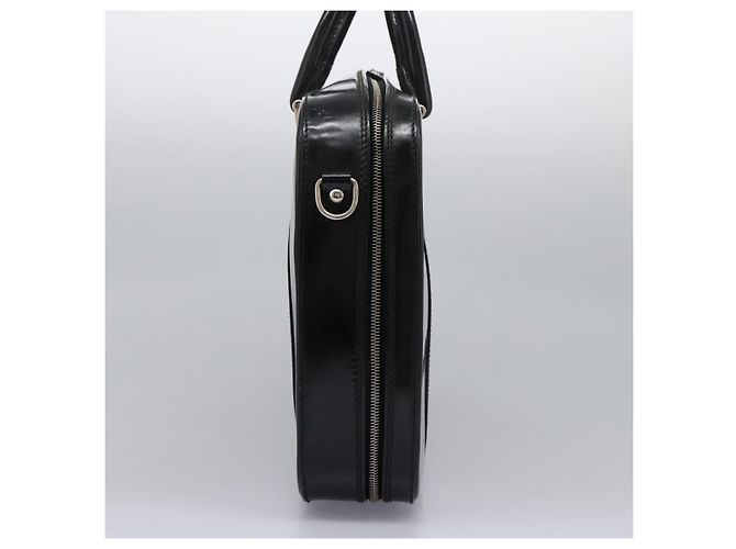 Borsa da lavoro GUCCI Smalto Nero Auth bs23505 - vista 3
