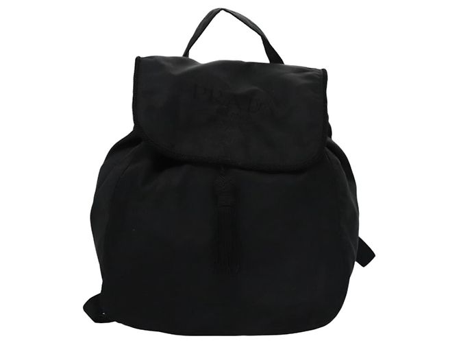 Zaino PRADA in nylon nero Auth bs23399 - vista 10