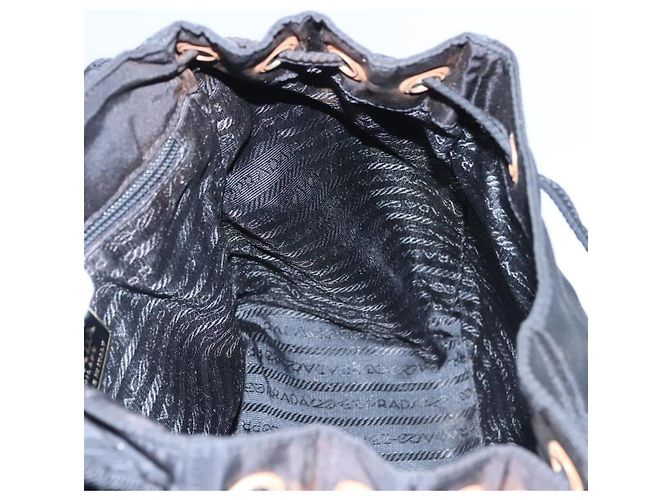 Zaino PRADA in nylon nero Auth bs23399 - vista 23