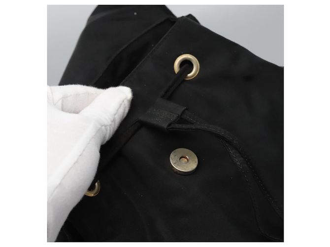 Zaino PRADA in nylon nero Auth bs23399 - vista 7