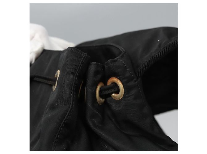 Zaino PRADA in nylon nero Auth bs23399 - vista 8