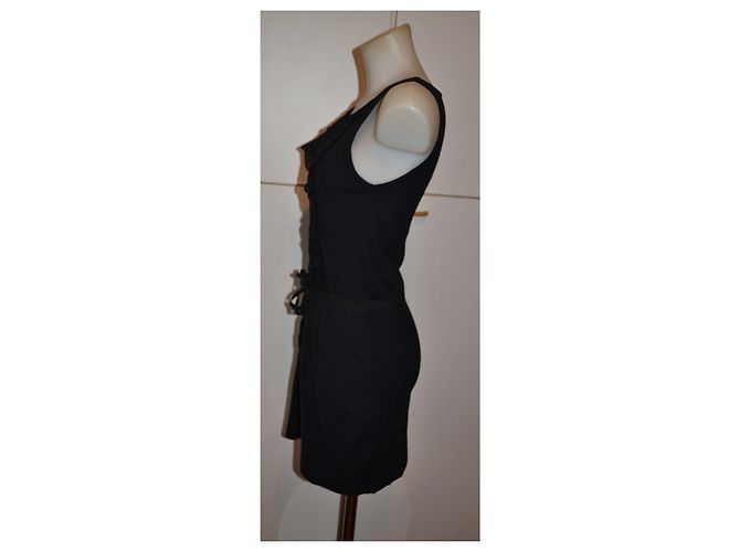 Red Valentino Mini Kleid aus Wolle Schwarz S - Ansicht 3